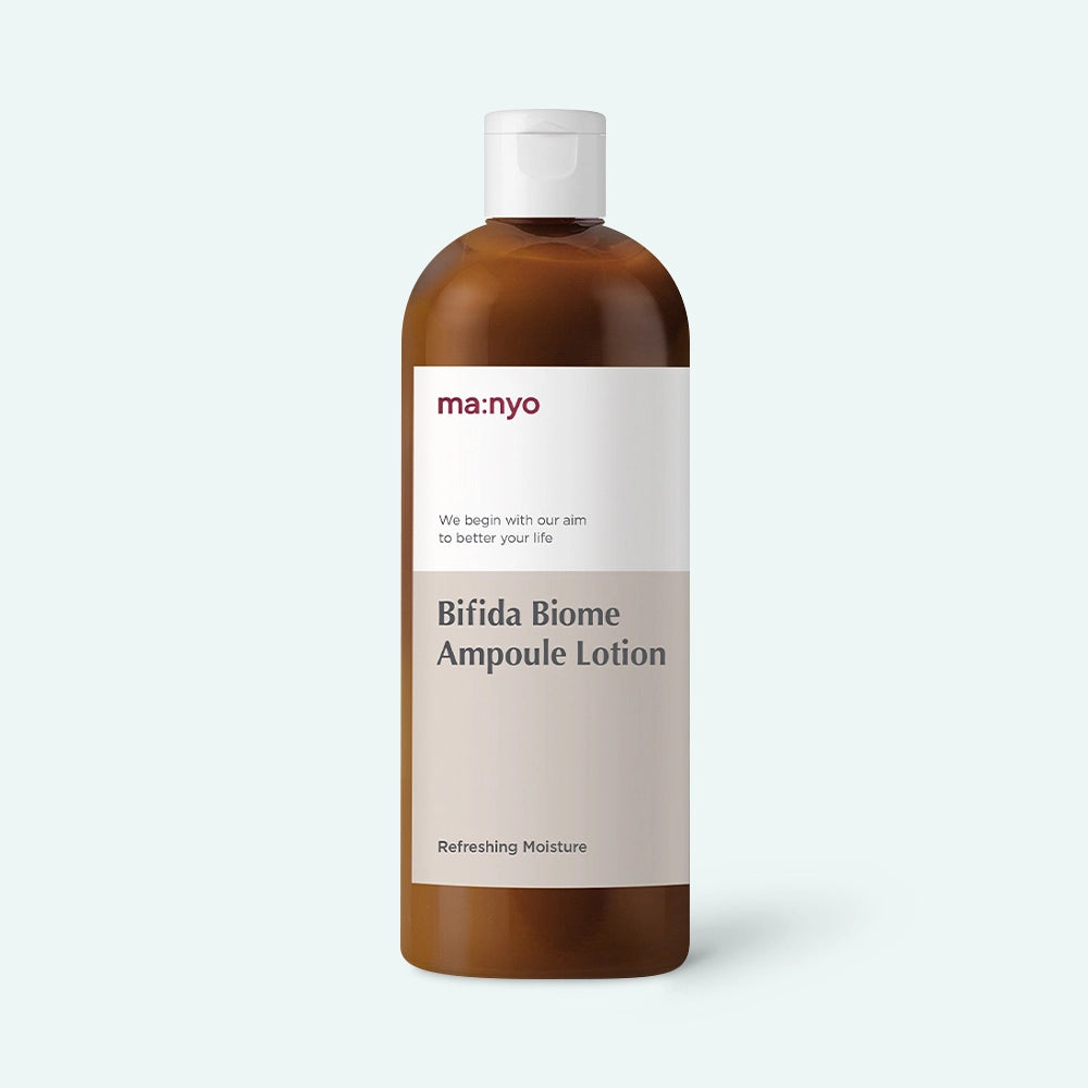 MANYO bifida biome ampoule lotion لوشن ترطيب البشرة بالبروبايوتيك من مانيو