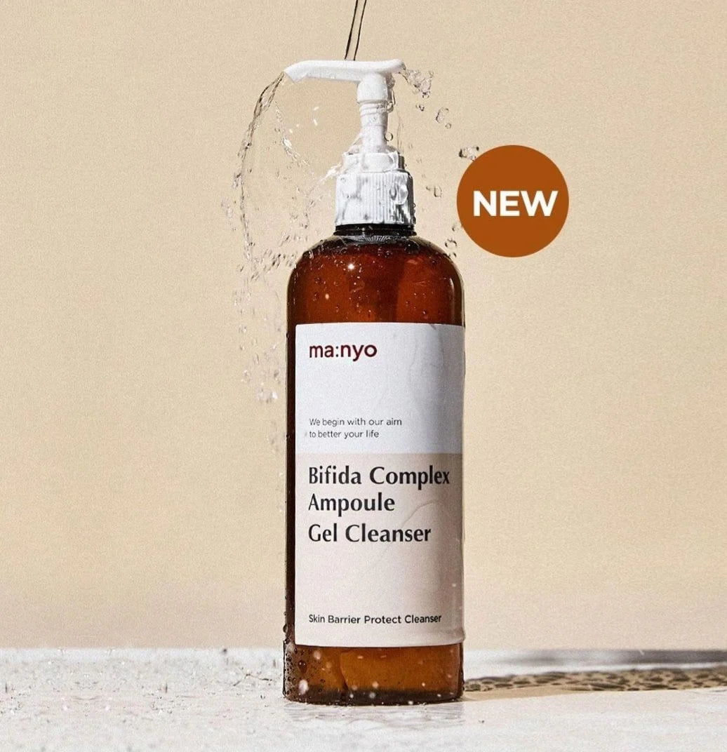 MANYO bifida complex ampoule gel cleanser الغسول الجل بالبروبايوتيكس من مانيو