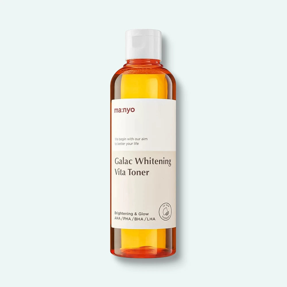 MANYO galac whitening vita toner تونر التفتيح بالكلاكتومايس من مانيو