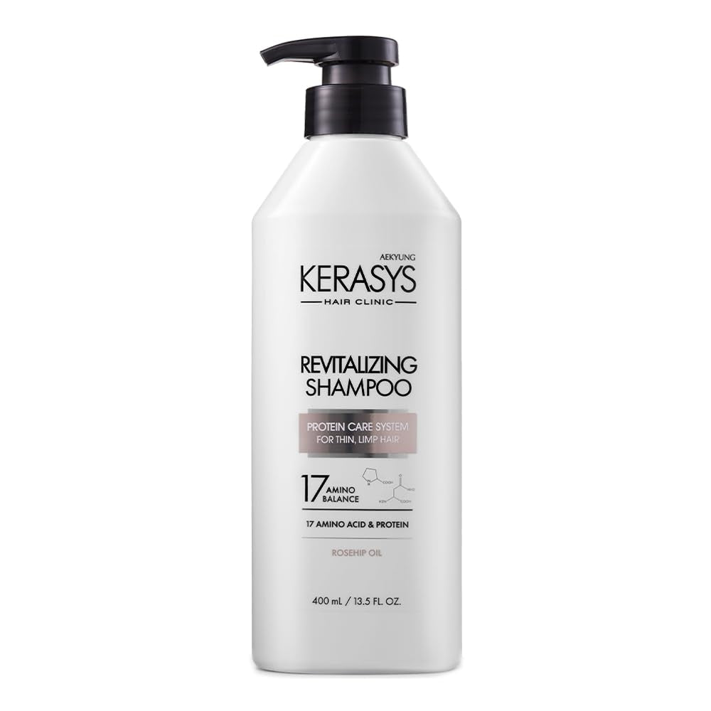 AEKYUNG KERASYS revitalizing shampoo protein care system for thin limp hair شامبو الشعر الضعيف من ايكيونك كيراساس