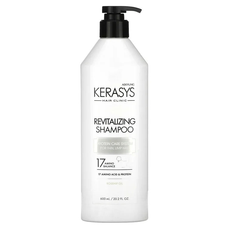 AEKYUNG KERASYS revitalizing shampoo protein care system for thin limp hair شامبو الشعر الضعيف من ايكيونك كيراساس