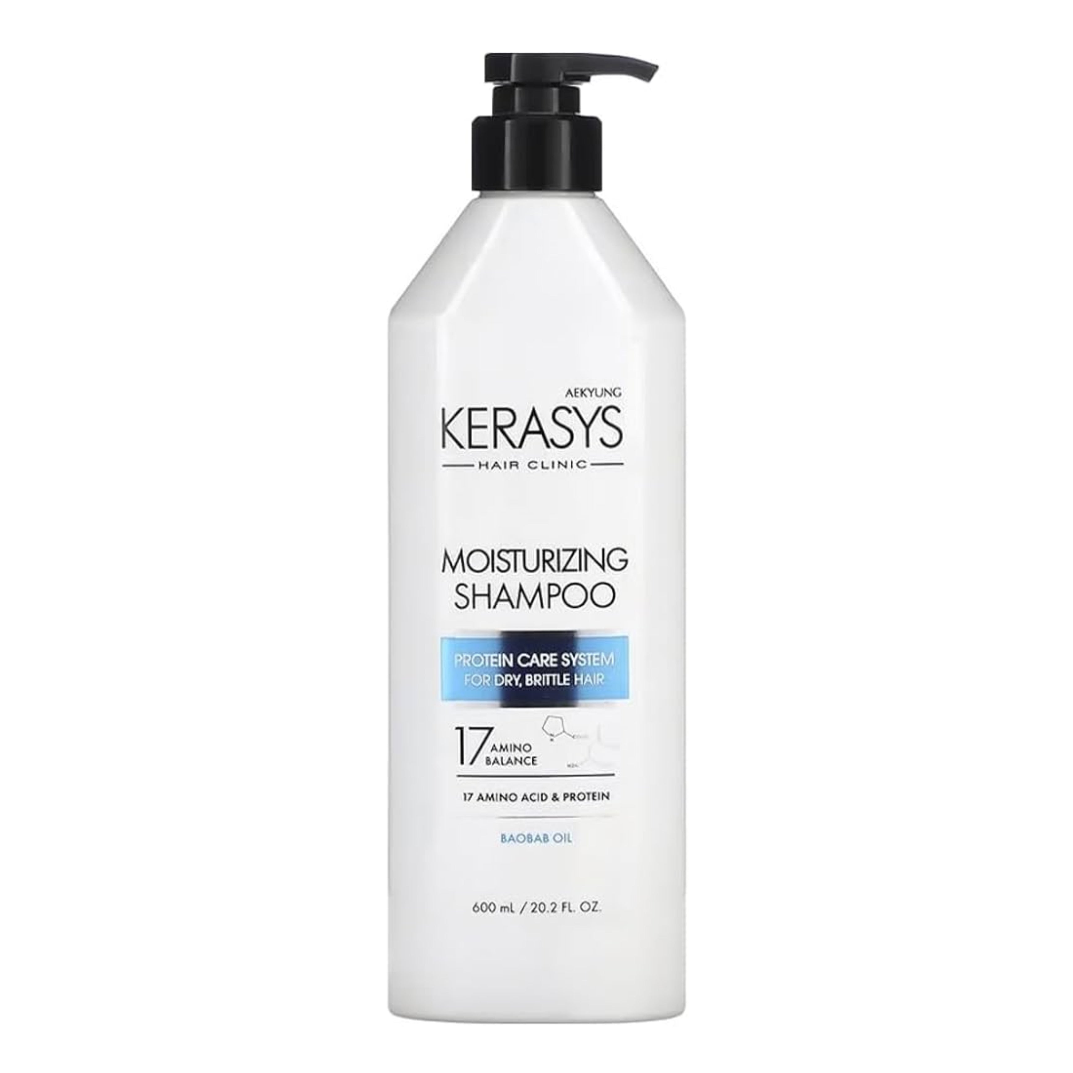 AEKYUNG KERASYS moisturizing shampoo protein care system for dry brittle hair شامبو لترطيب الشعر الجاف من ايكيونك كيراساس