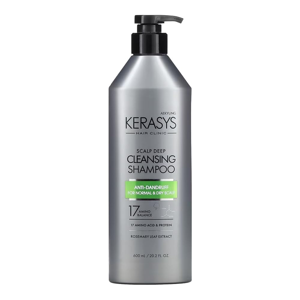 AEKYUNG KERASYS scalp deep cleansing shampoo anti dandruff for normal & dry scalp شامبو الفروة الجافة والعادية من ايكيونك كيراساس