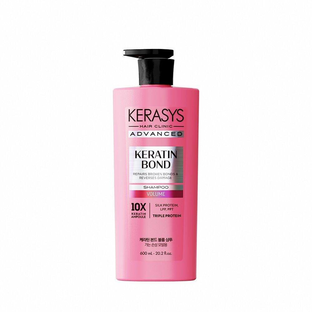 AEKYUNG KERASYS keratin bond repairs broken bonds & reverses damage shampoo volume شامبو الشعر لزيادة الفوليوم من ايكيونك كيراساس