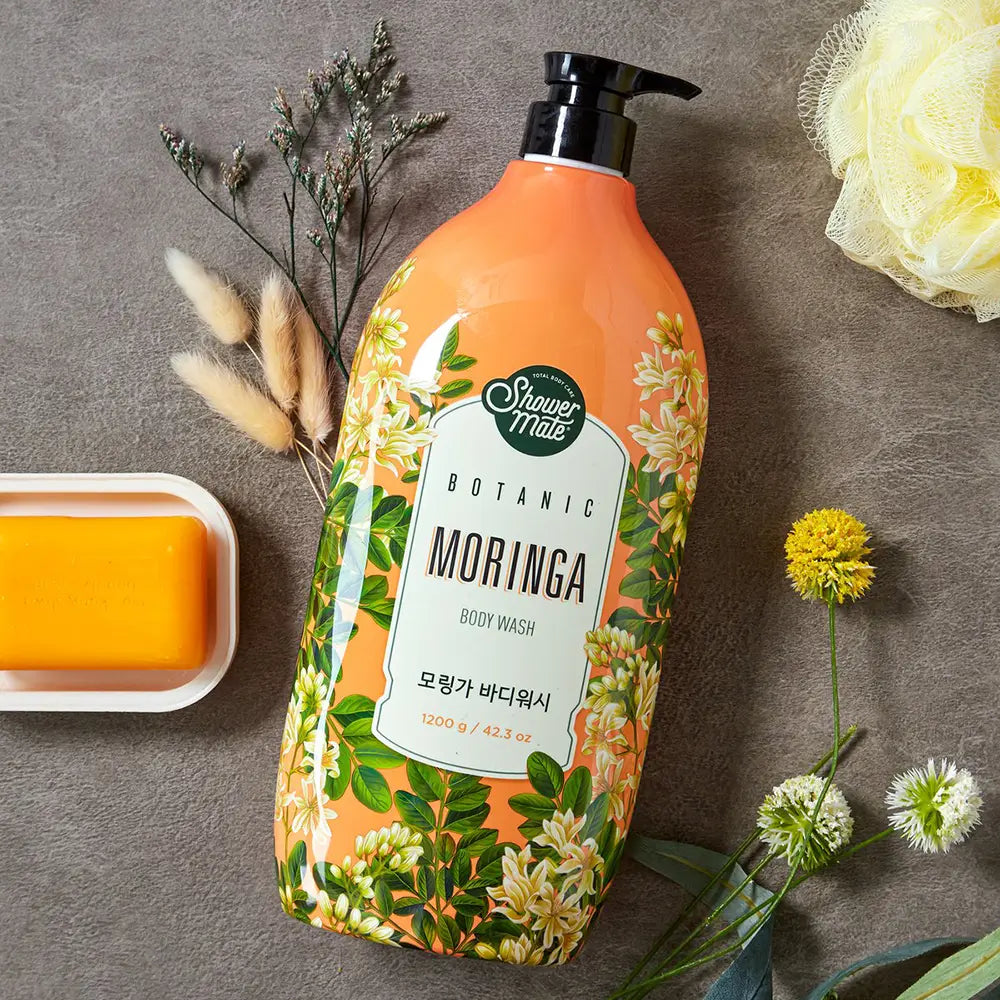 AEKYUNG KERASYS shower mate botanic moringa body wash غسول الجسم بالمورينكا من ايكيونك كيراساس