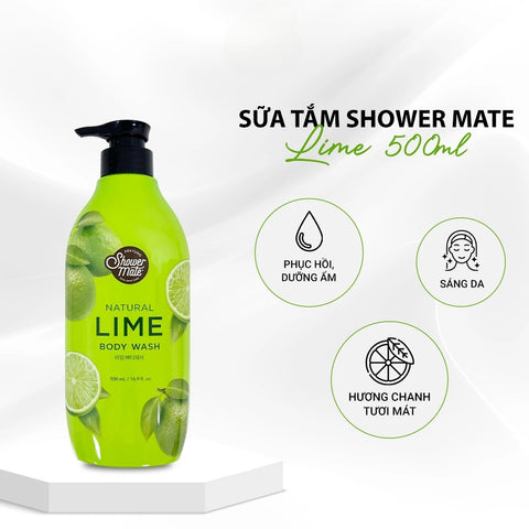 AEKYUNG KERASYS shower mate natural Lime body wash غسول الجسم بالليمون من ايكيونك كيراساس