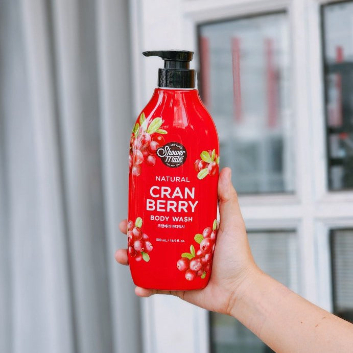 AEKYUNG KERASYS shower mate natural cran berry body wash غسول الجسم بالتوت البري من ايكيونك كيراساس