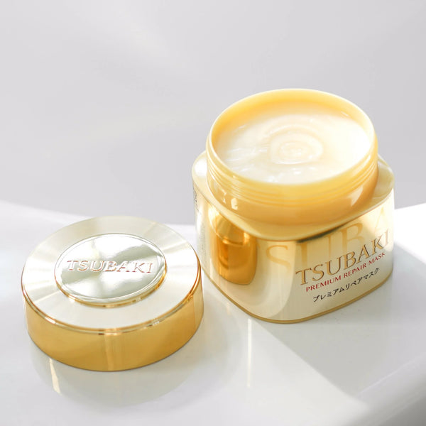SHISEIDO Tsubaki PREMIUM EX Repair Hair Mask قناع الشعر الياباني من شس ...