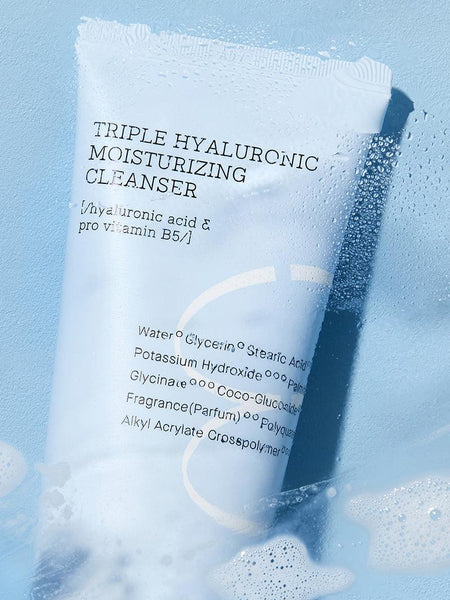 COSRX Triple Hyaluronic Moisturising Cleanser غسول بالهيالرونيك اسد من ...
