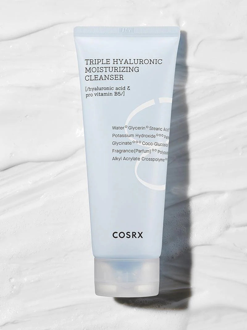 COSRX Triple Hyaluronic Moisturising Cleanser غسول بالهيالرونيك اسد