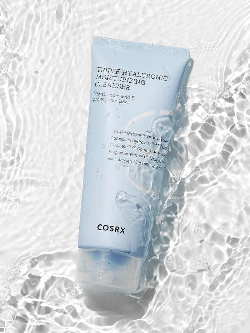 COSRX Triple Hyaluronic Moisturising Cleanser غسول بالهيالرونيك اسد