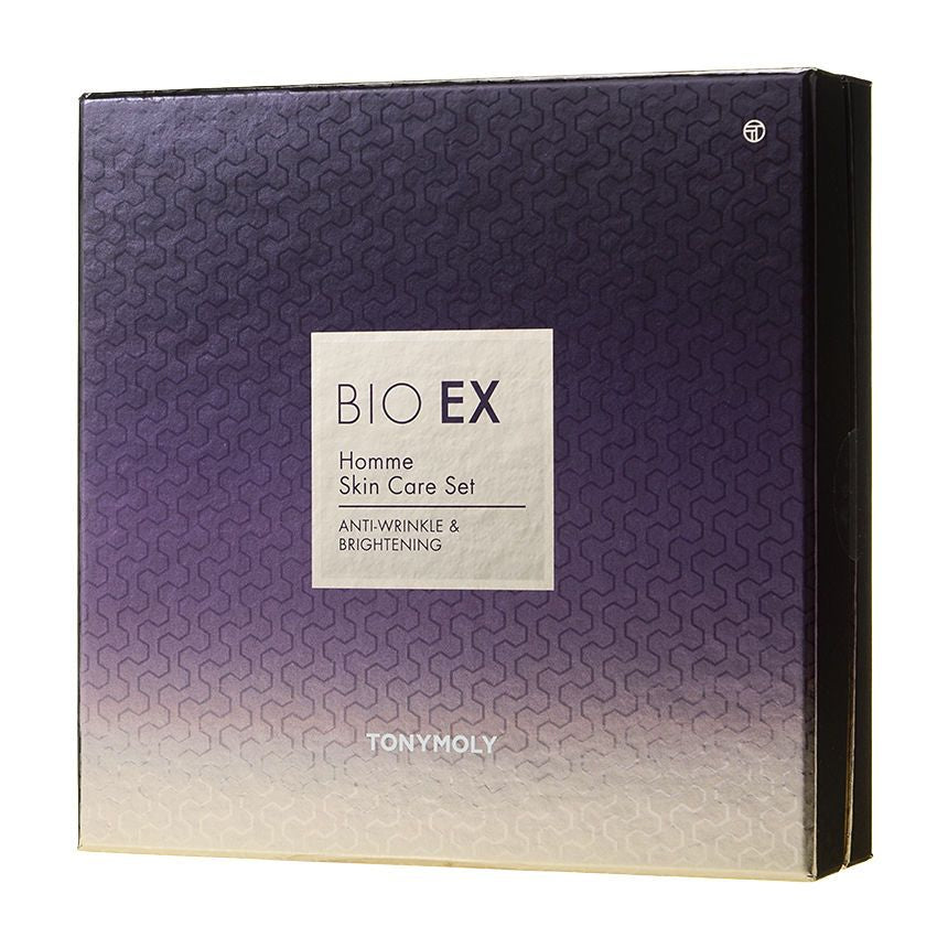 TONYMOLY Bio EX Homme Skin Care Set Anti- Wrinkle And Brightening بكج العناية الرجالي