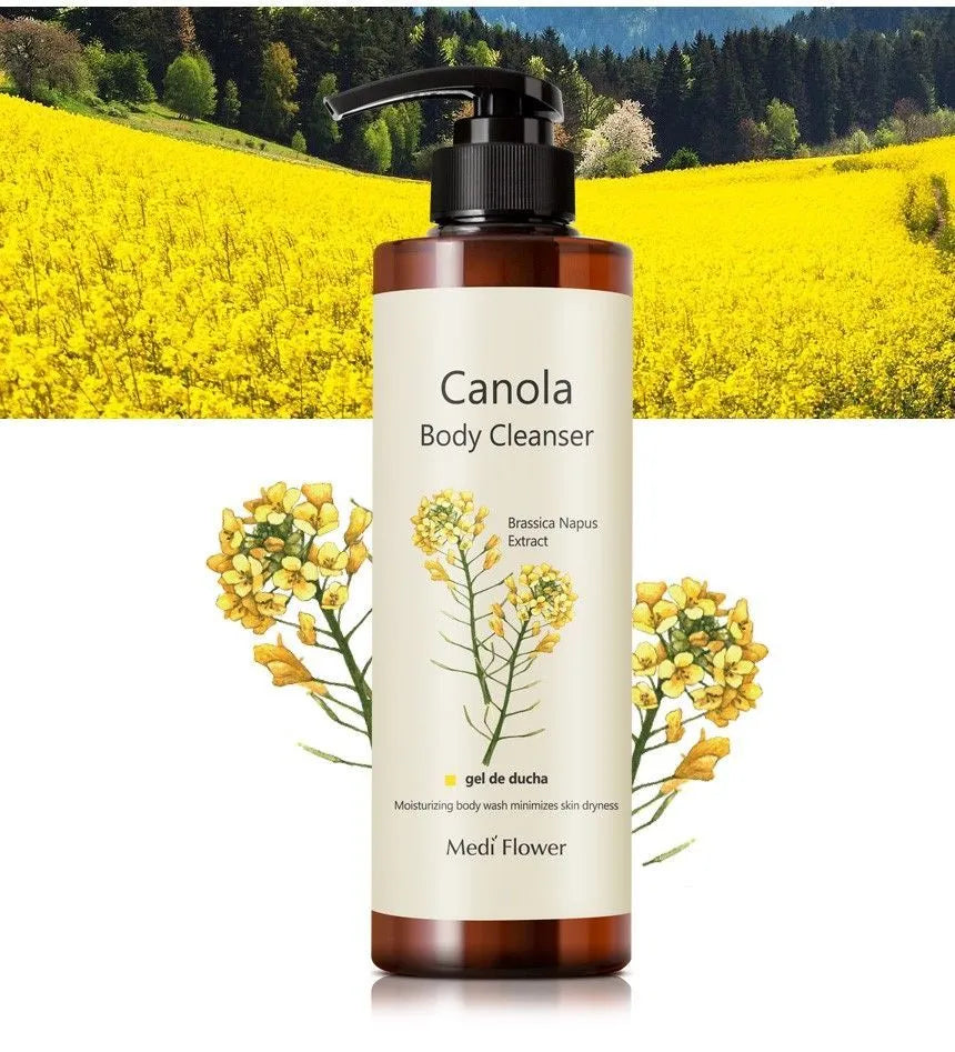 MEDIFLOWER Canola Body Cleanser Brassica Napus Extract غسول الجسم من ميدفلاور
