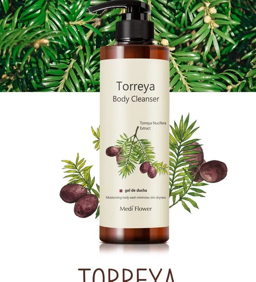 MEDIFLOWER Torreya Body Cleanser Brassica Napus Extract غسول الجسم من ميدفلاور