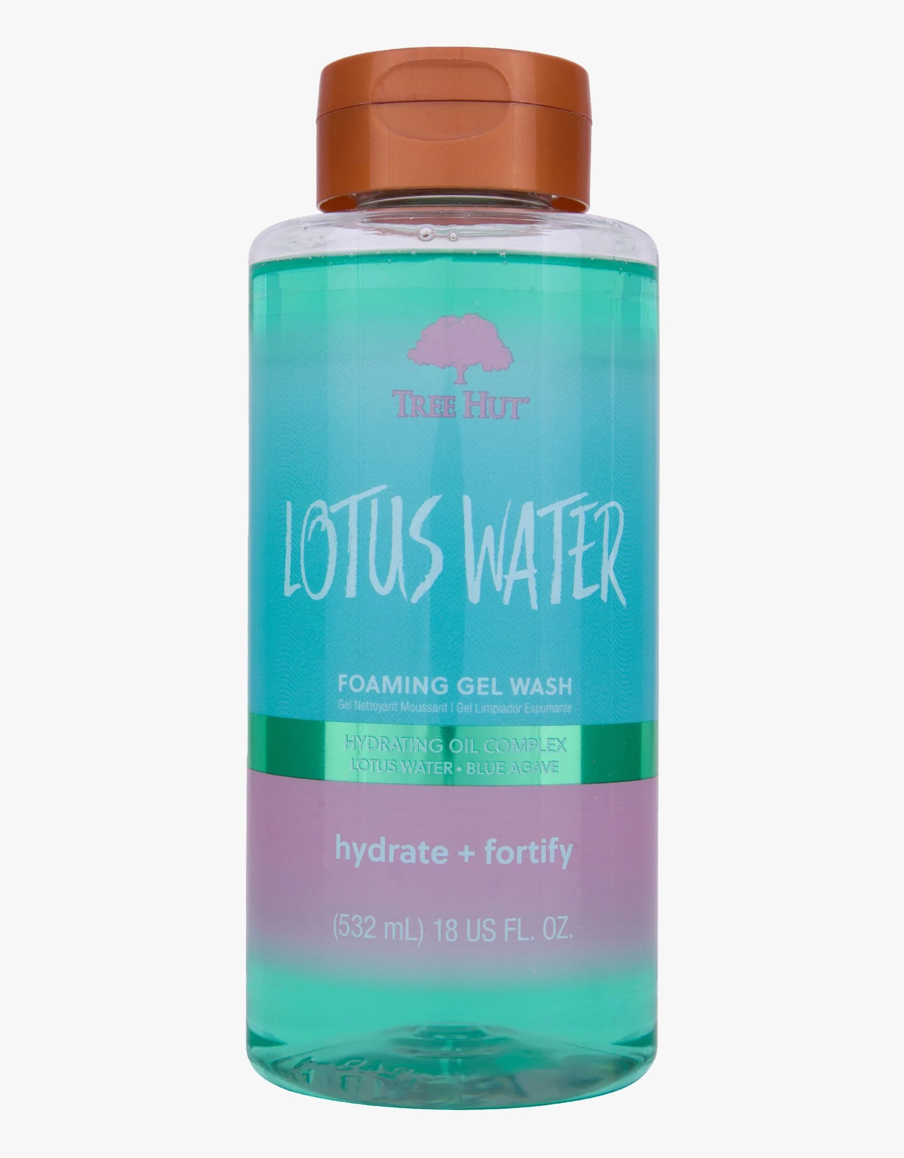 TREE HUT Foaming Gel Wash Hydrate + Fortify - Lotus Water