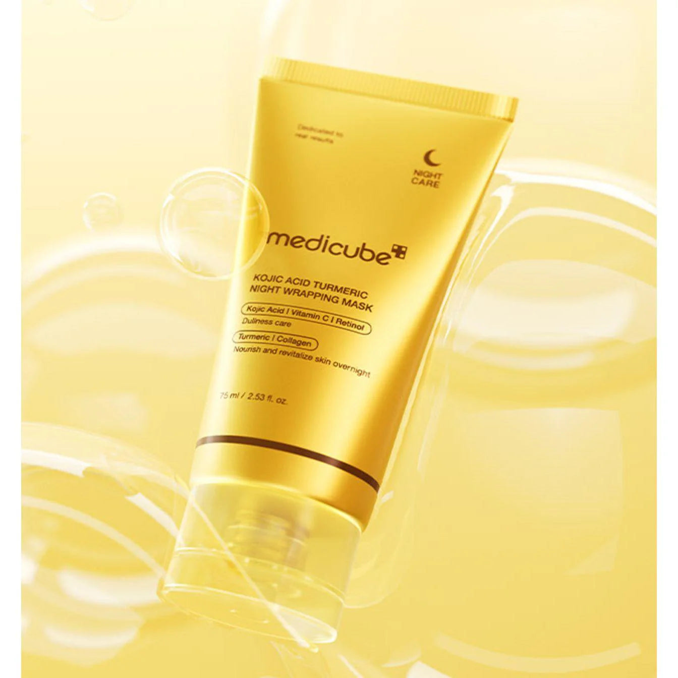 MEDICUBE Kojic Acid Turmeric Night Wrapping Mask 75mL
