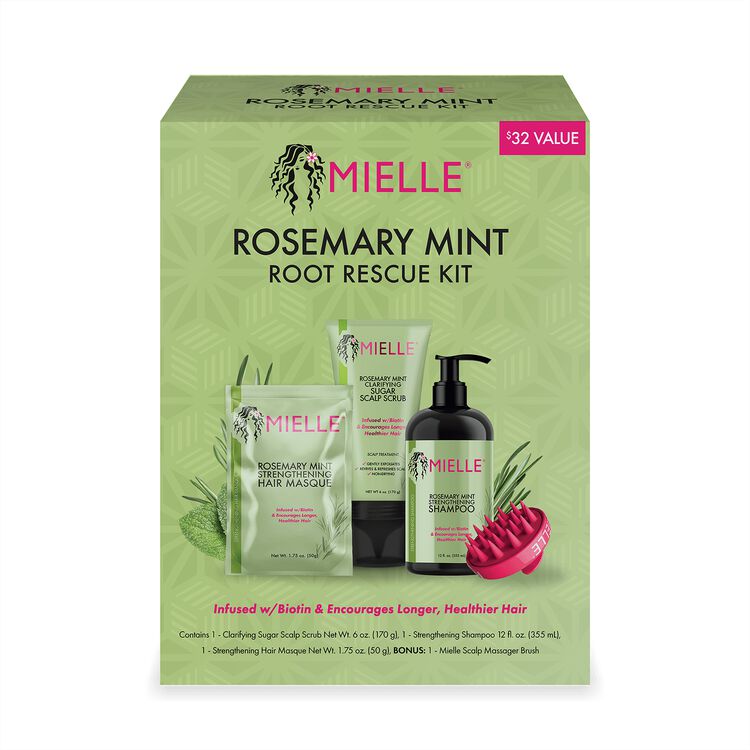 MIELLE Rosemary Mint Root Rescue Kit مجموعة انقاذ الجذور باكليل الجبل والنعناع من مييل