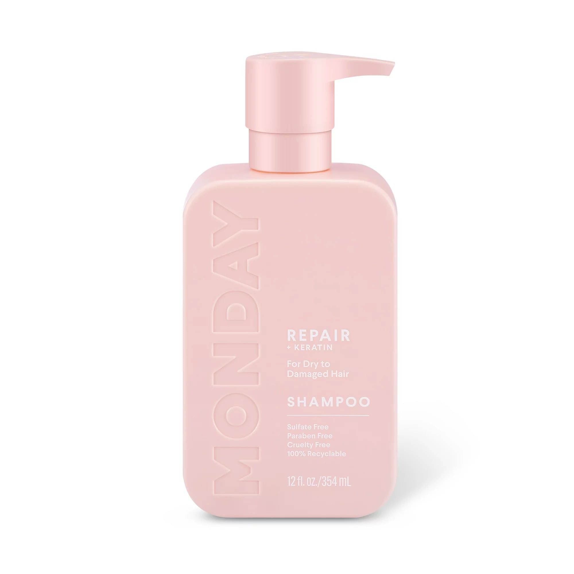 MONDAY repair + keratin for dry to damaged hair shampoo شامبو الشعر المتضرر من مندي