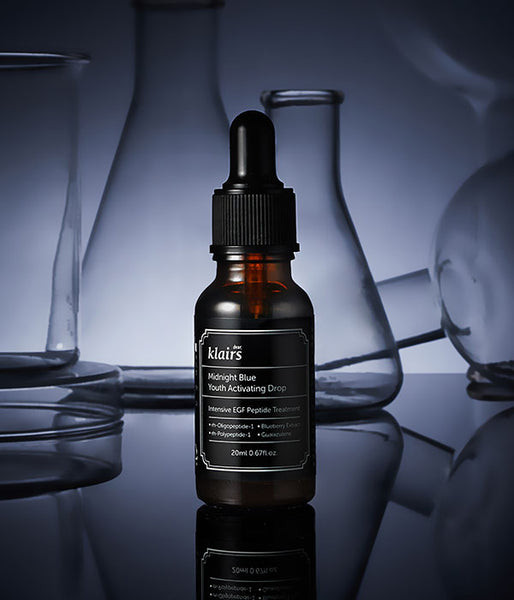 Dear Klairs Midnight Blue Youth Activating Drop 20Ml | Buy Online Uae | Stylekorean Arabia Dear Klairs Midnight Blue Bouth Activating Drop سيروم شباب البشرة اللي – Halazoon