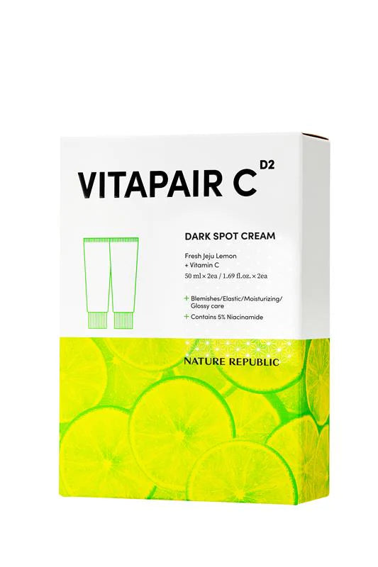 NATURE REPUBLIC Vitapair C Dark Spot Cream بكج كريم الفيتامين سي من نيجر ريببلك