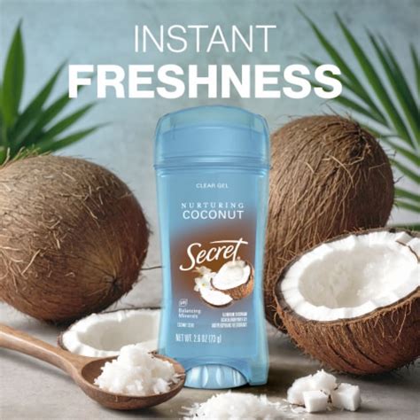 SECRET Fresh Clear Gel Antiperspirant And Deodorant Coconut Scent  مزيل العرق الجل بجوز الهند من سيكرت