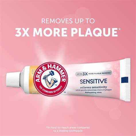 ARM & HAMMER Sensitive Teeth And Gums Toothpaste – Refreshing Mint معجون الأسنان اللطيف على اللثة والأسنان الحساسة بنكهة النعناع المنعشة