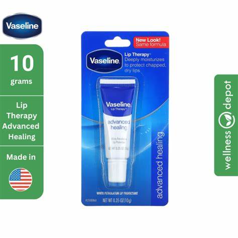 VASELINE Lip Therapy Advanced Healing Balm  بلسم الشفاه المرمم من فازلين