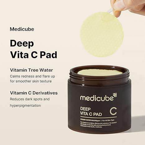 MEDICUBE Deep Vita C Pad Vitamin Water Niacinamide 2% 70 Pads