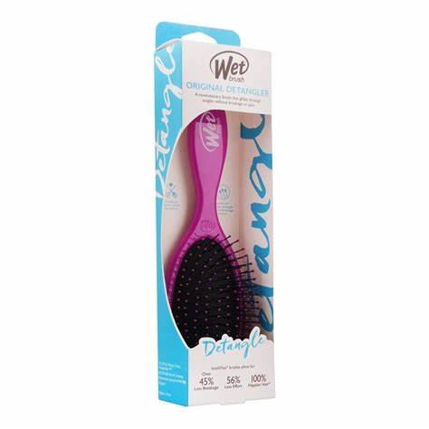 WET brush Original Detangler Hair Brush – Purple فرشاة الشعر الأصلية لفك التشابك بلون بنفسجي أنيق