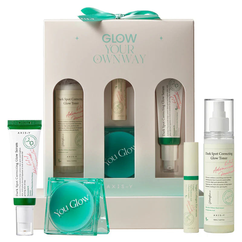 AXIS Y glow your ownway بكج العناية المتكامل من اكسز واي