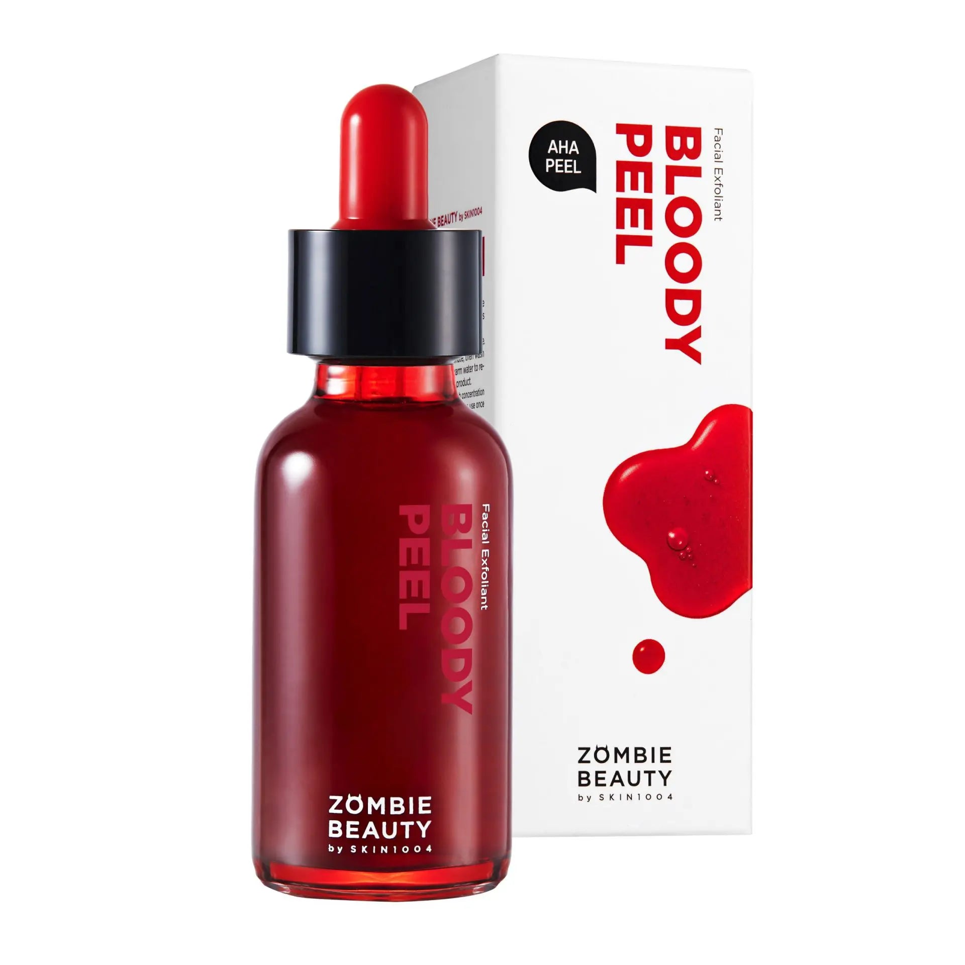 SKIN1004 zombie beauty bloody peel facial exfoliant AHA peel