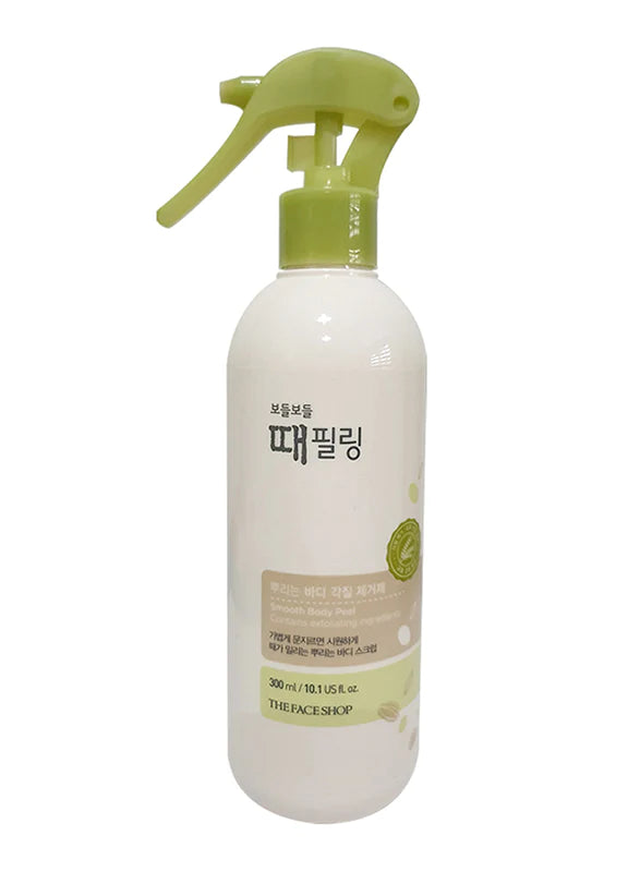 THE FACE SHOP Smooth Body Peel Contain Exfollating Ingredients