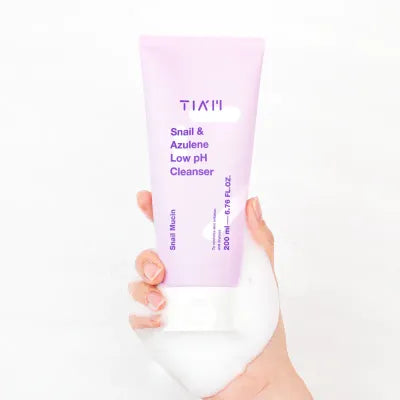 TIAM Snail & Azulene Low pH Cleanser Snail Mucin