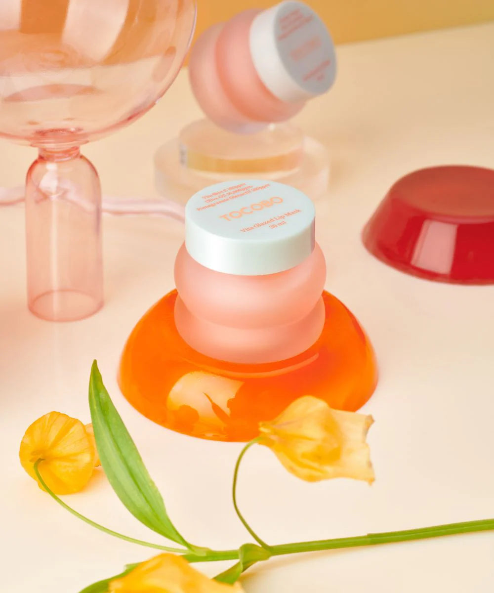 TOCOBO Vita Glazed Lip Mask  قناع الشفاه الليلي المغذي والمُلمّع