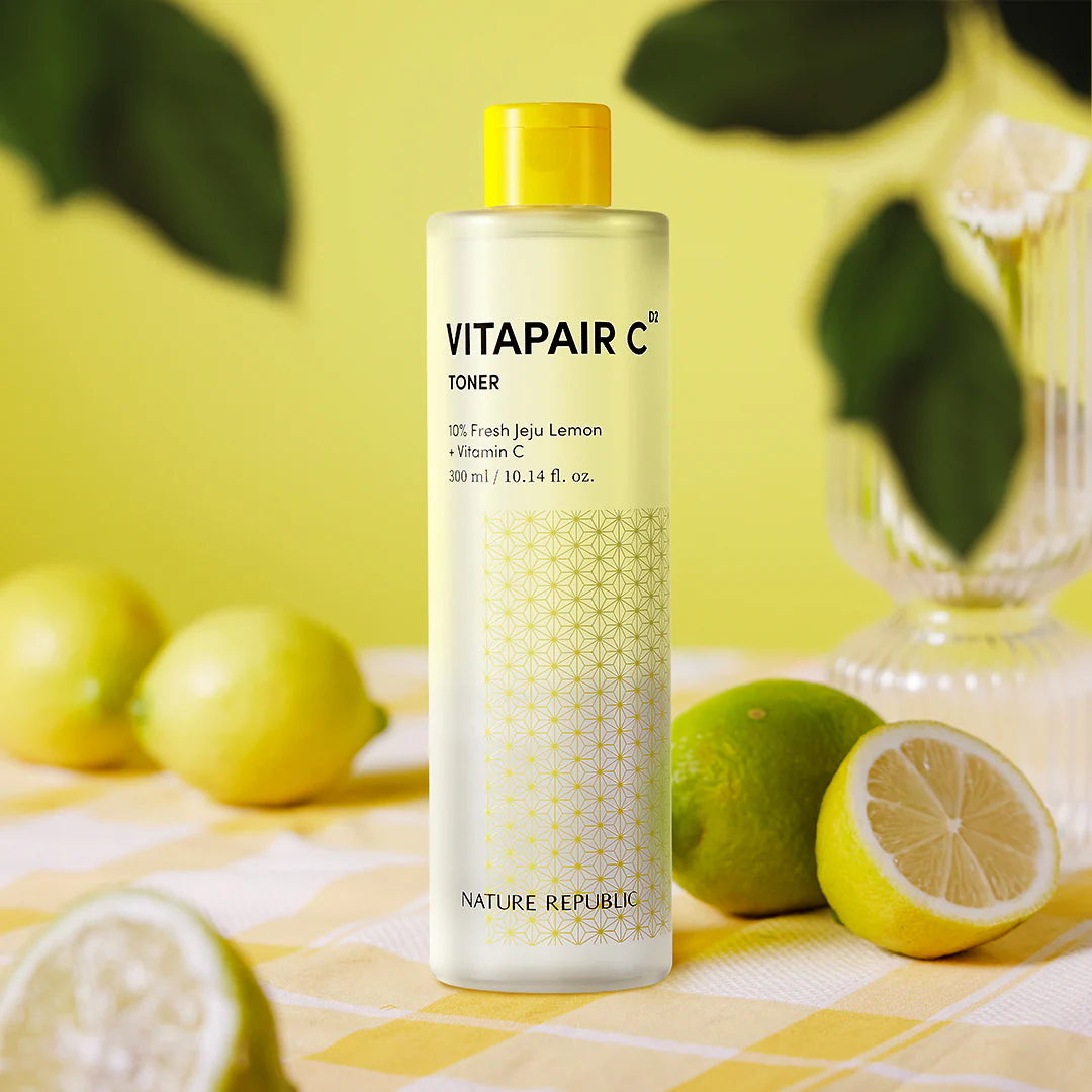 NATURE REPUBLIC Vitapair C Toner Fresh Jeju Lemon + Vitamin C تونر الفيتامين سي للبشرة من نيجر ريببلك
