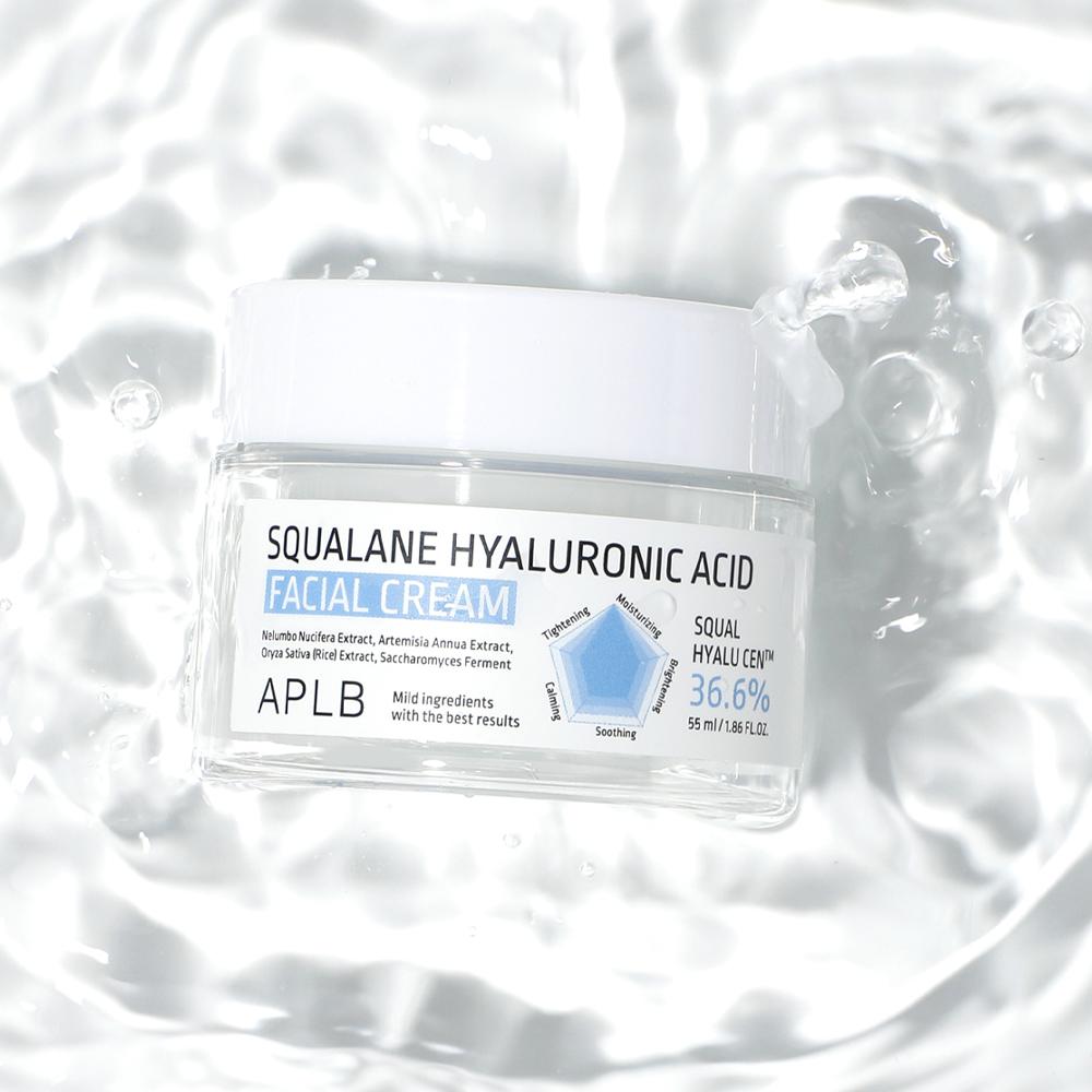 APLB squalene hyaluronic acid facial cream 36.6% كريم البشرة بالهايلرونك اسد