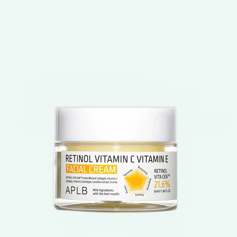 APLB Retinol Vitamin C Vitamin E Facial Cream 21.6% كريم البشرة بالريتنول والفيتامين سي