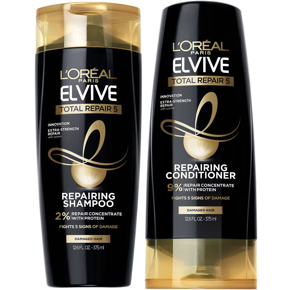 LOREAL PARIS ELVIVE Total Repair 5 Fight 5 Signs of Damaged hair مجموعة لوريال باريس الفيف للعناية الشاملة للشعر