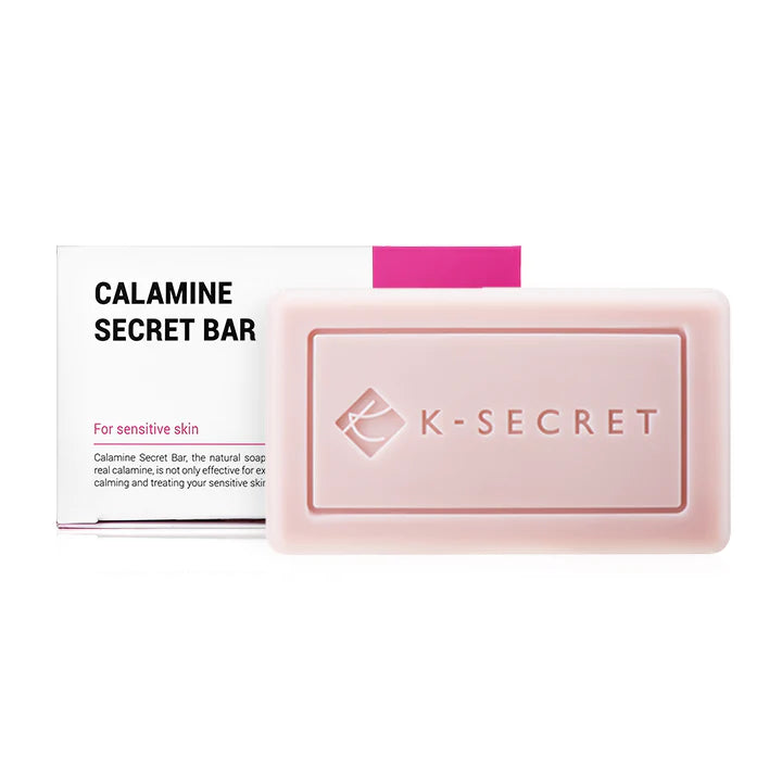 K SECRET calamine secret bar صابونة لعلاج الحبوب وتهدئة البشرة