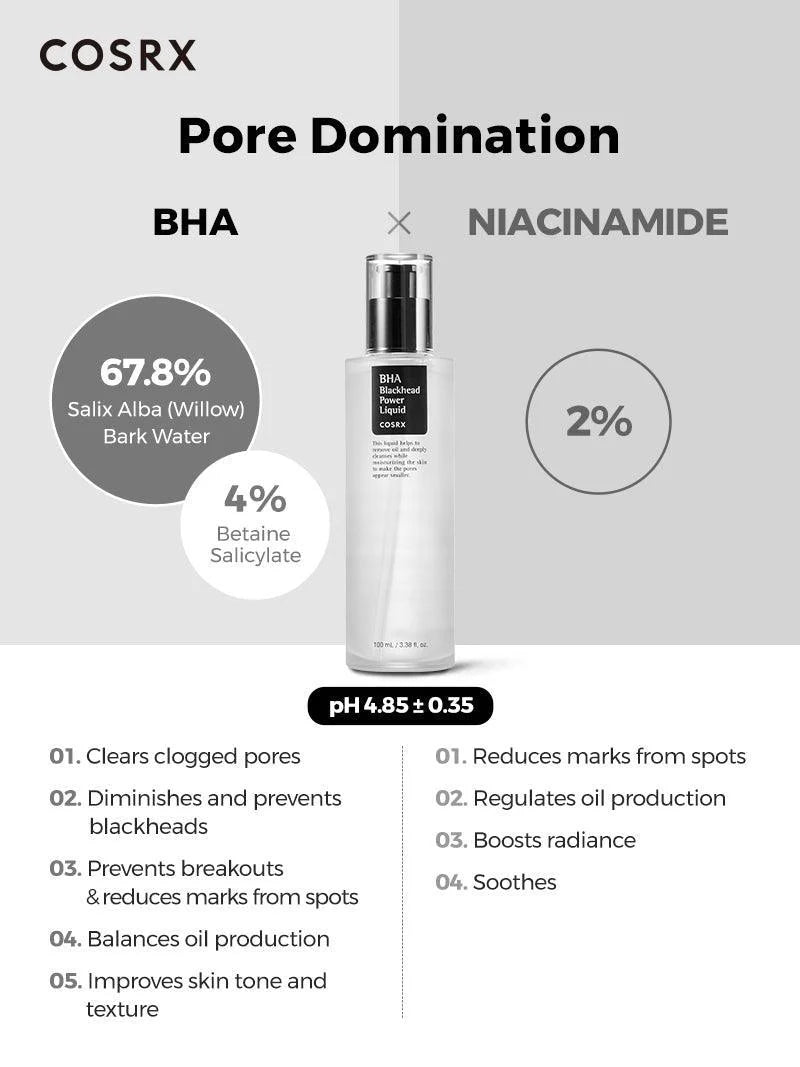 COSRX BHA Blackhead Power Liquid سائل تقشير وازالة الرووس السوداء من كوزركس