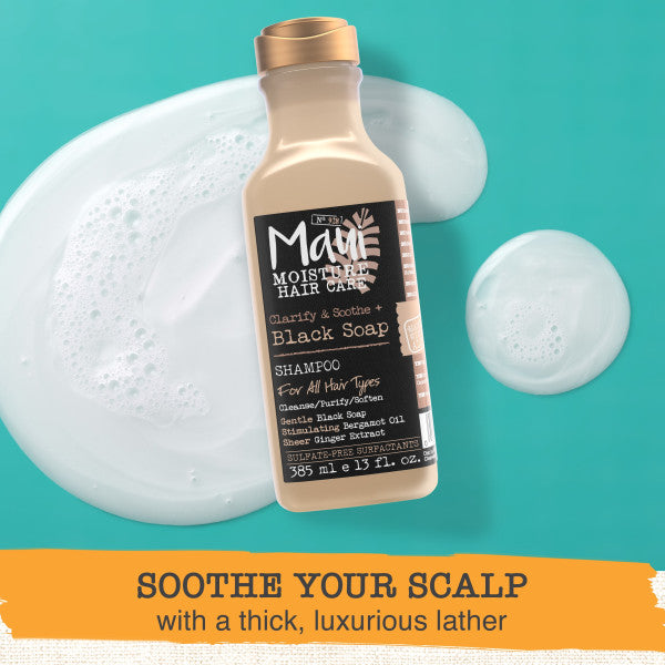 MAUI MOISTURE hair care clarify & soothe + black soap SHAMPOO for all hair types