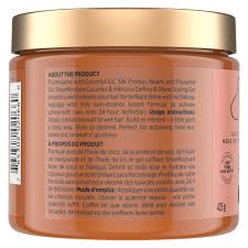 SHEA MOISTURE Coconut & Hibiscus + Flaxseed Defining Styling Gel  جل تحديد الشعر بجوز الهند والكركديه مع بذور الكتان من شيا مويستشر