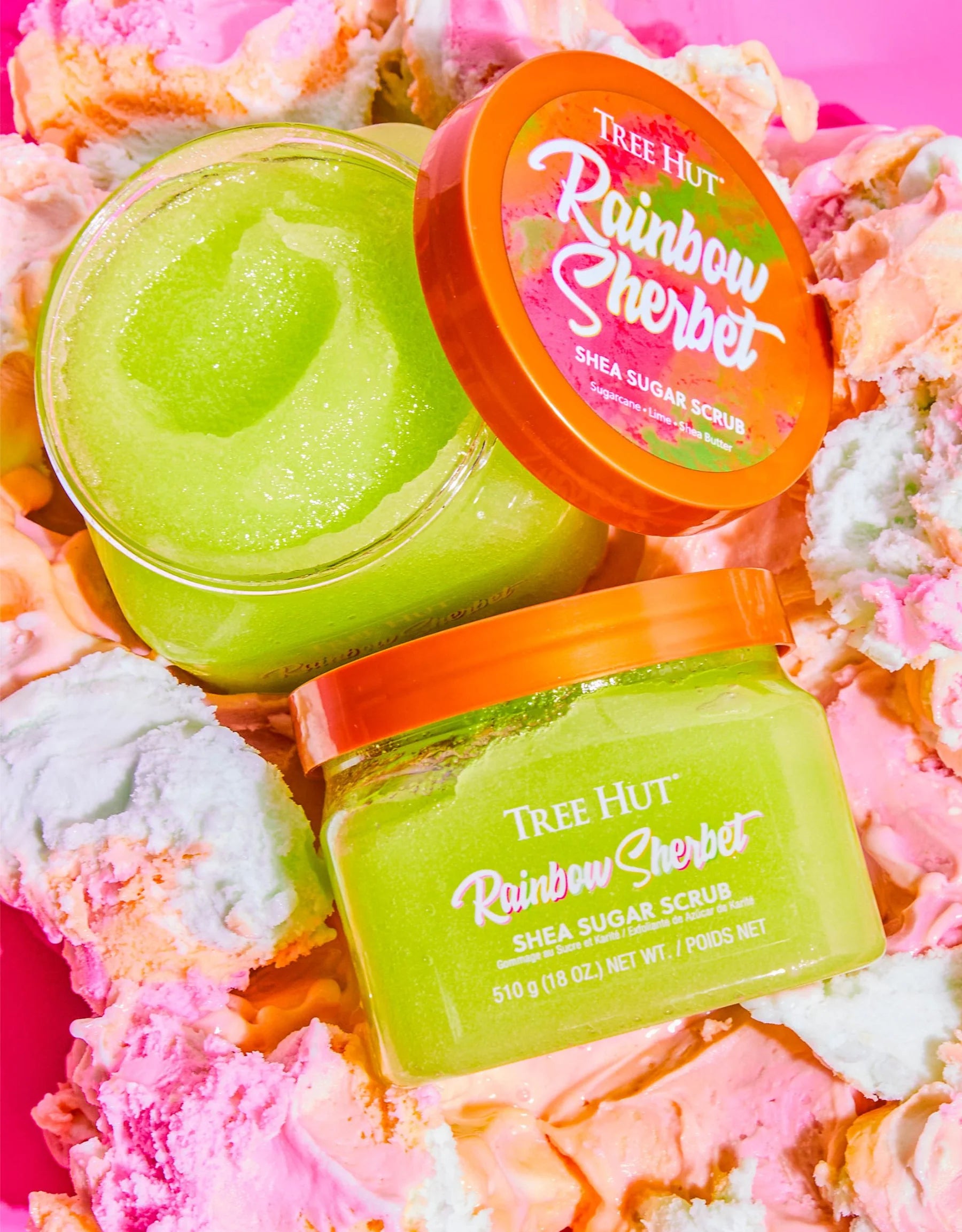 TREE HUT Rainbow Sherbet Shea Sugar Scrub