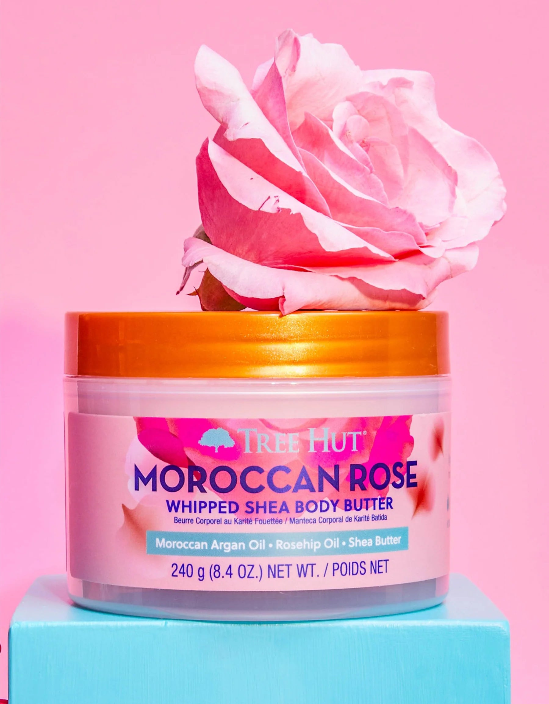 TREE HUT Moroccan Rose Whipped Shea Body Butter زبدة الجسم بالشيا المخفوقة و الازهار من تري هوت