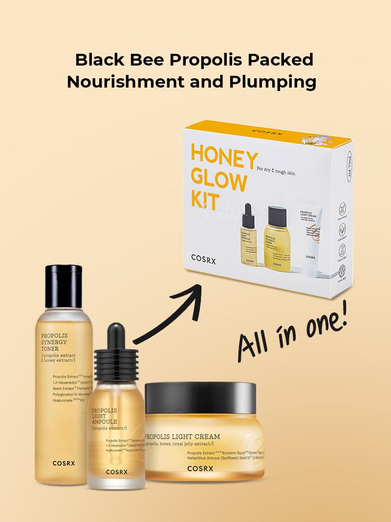 COSRX Honey Glow Kit 3 step مجموعة العسل للعناية بالبشرة من كوزركس