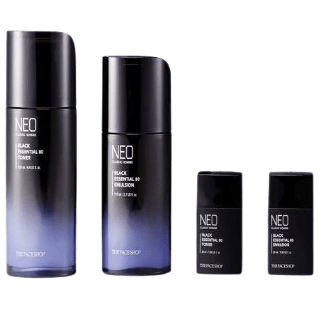 THE FACE SHOPE Neo Classic Homme Black Essential 80 Special Set