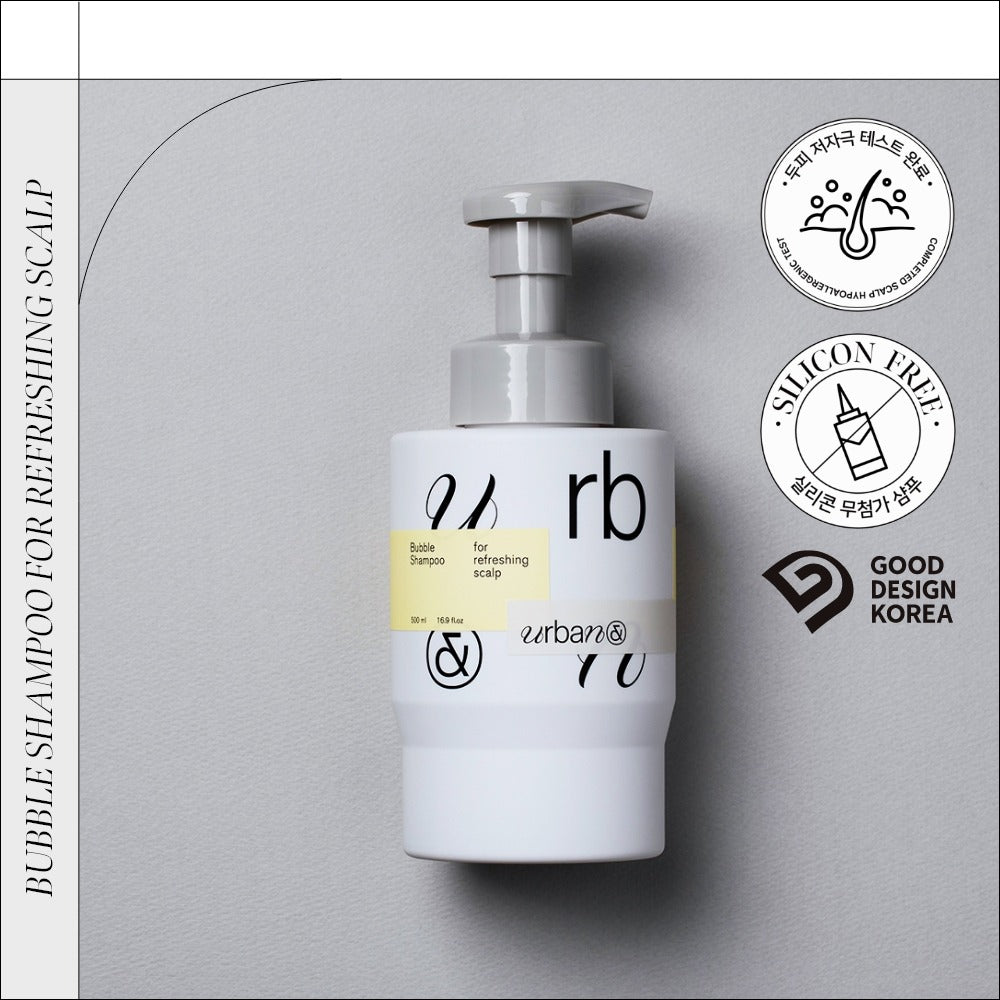 URBANAND bubble shampoo for refreshing scalp