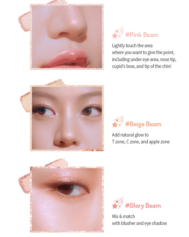 PERIPERA INK V HIGHLIGHTER 01 RADIANCE SHOT هايلايت اضاءة للبشرة