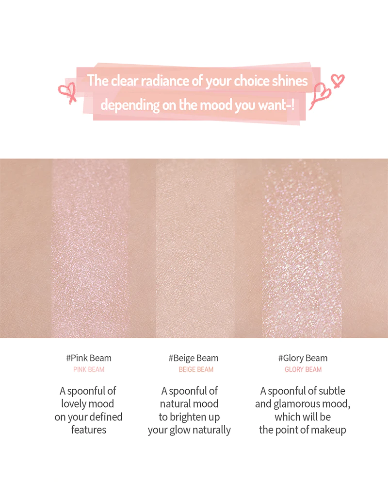 PERIPERA INK V HIGHLIGHTER 01 RADIANCE SHOT هايلايت اضاءة للبشرة