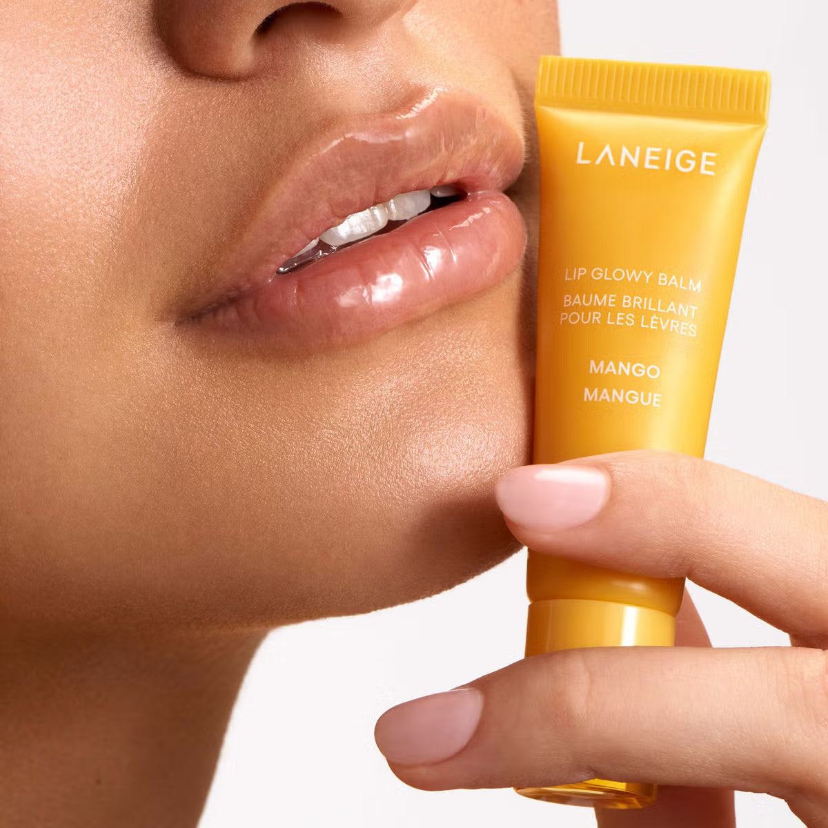 LANEIGE Lip Glowy Balm Baume Brilliant Mango بالم الشفاه من لانيج